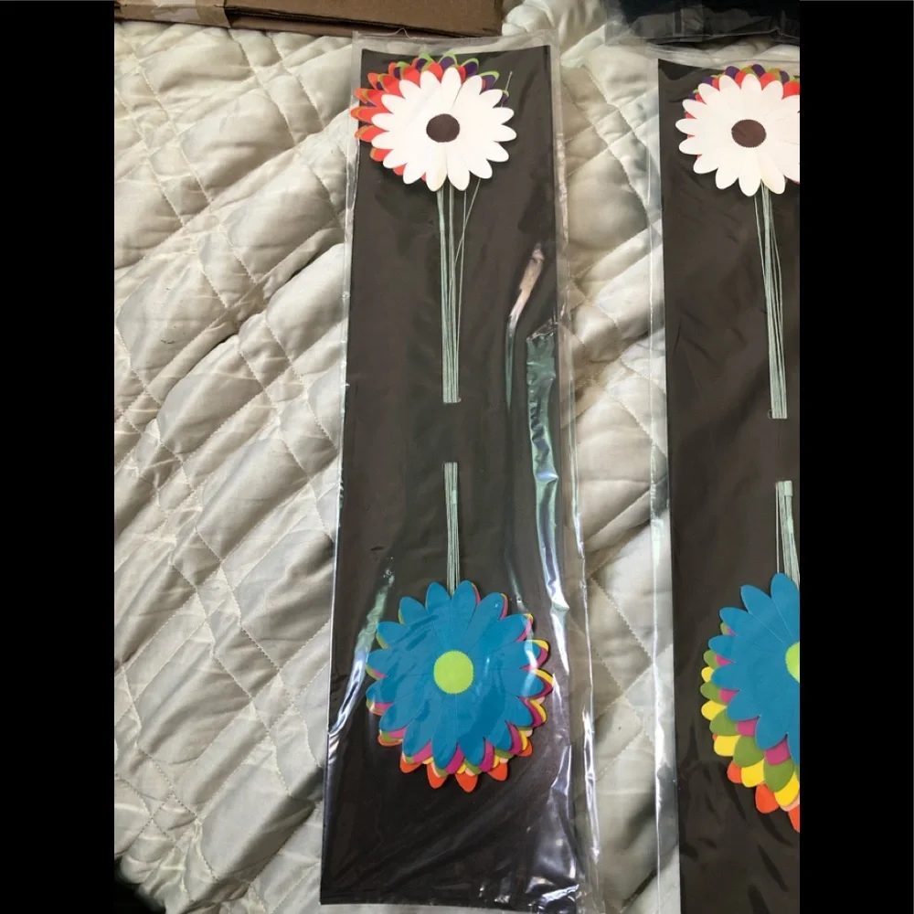 Vintage 1965 Takahashi San Francisco Paper Flowers Pkg of 12 NEW sealed RARE!